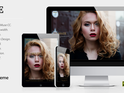 elements maze photography portfolio muse template