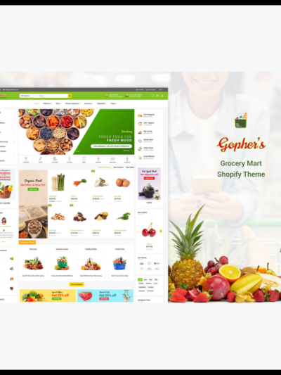 elements gophers grocery shopping shopify theme