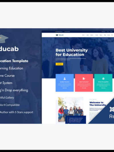 elements educab university education joomla template