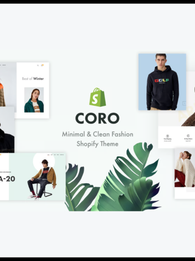 elements coro minimal clean fashion shopify theme
