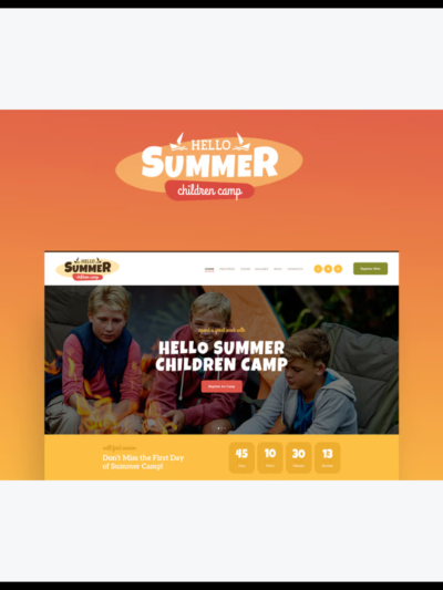 elements hello summer template