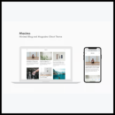 elements maxima minimal blog and magazine ghost