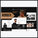 elements hobber barbershop hair salon muse template