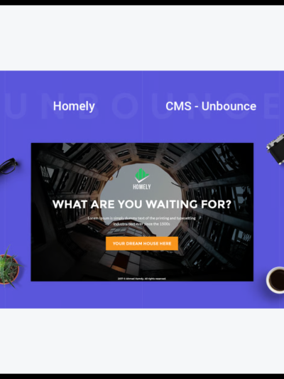 elements homely cms real estate unbounce template