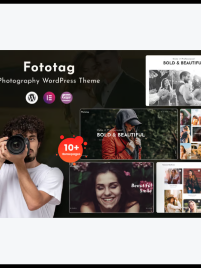 elements borano photography portfolio wordpress