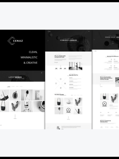 elements cezan minimal creative wordpress theme