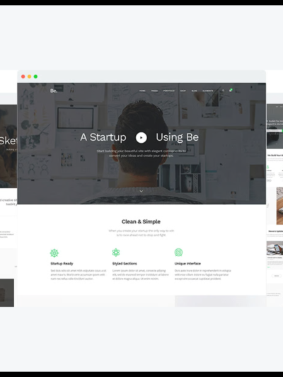 elements botheme startup business wordpress theme