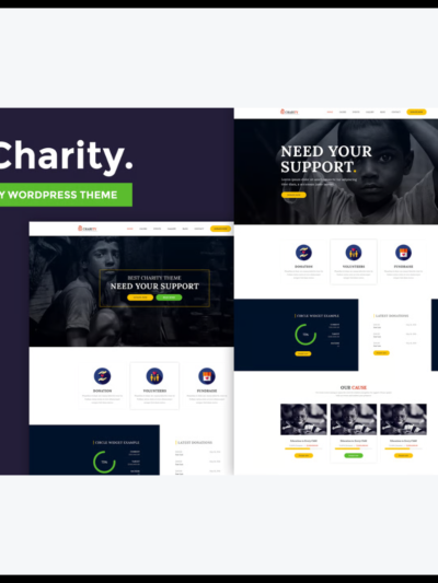 elements charity nonprofit wordpress theme