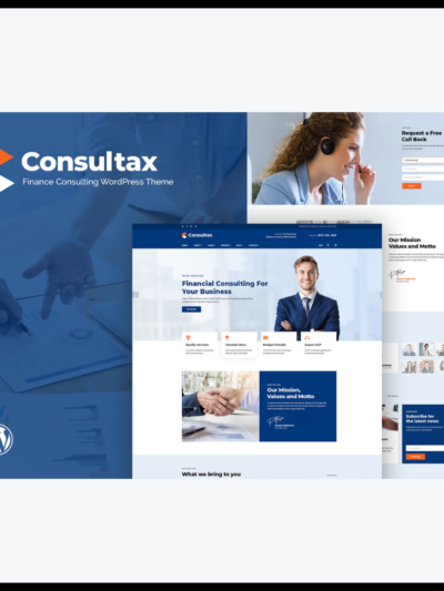 elements consultax financial consulting wordpress