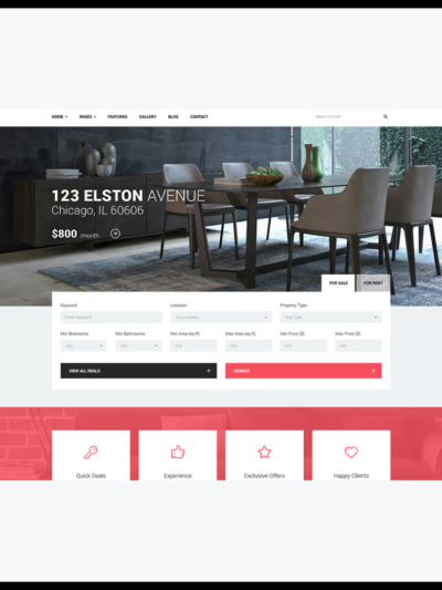 elements good homes real estate wordpress theme