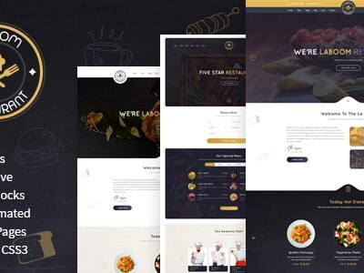 elements la boom food restaurant-bistro-wordpress