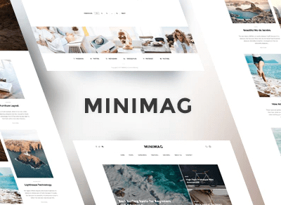 elements minimag magazine and blog wordpress theme