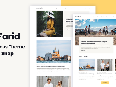 elements munfarid a wordpress theme for blog shop