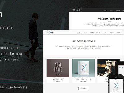 elements nexon multi page creative muse template