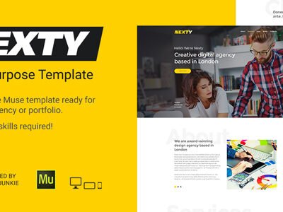 elements nexty multipurpose portfolio agency template