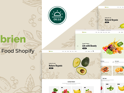 elements obrien organic food shopify theme