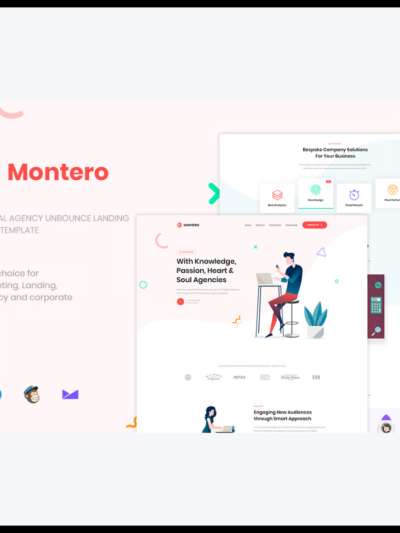 elements montero digital agency unbounce landing page