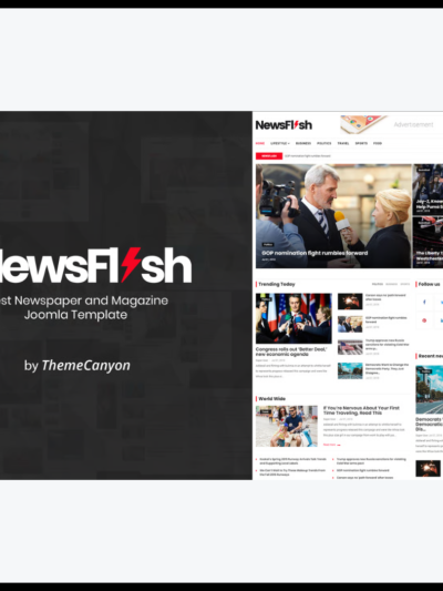 elements newsflash joomla news magazine template