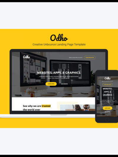 elements odho responsive unbounce landing page
