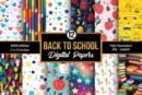 Back to School Digital Paper Patterns
