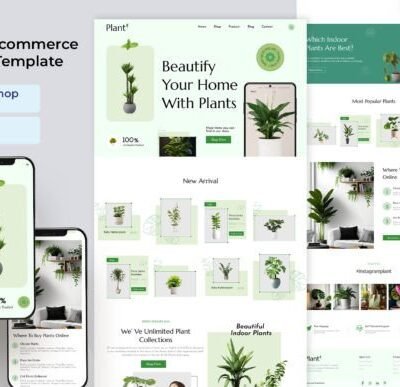 Shopify Ecommerce Website Template