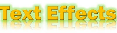 Text Effects Part 1