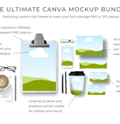 Ultimate Canva Mockup Bundle