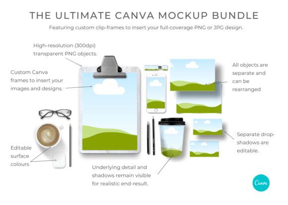 Ultimate Canva Mockup Bundle